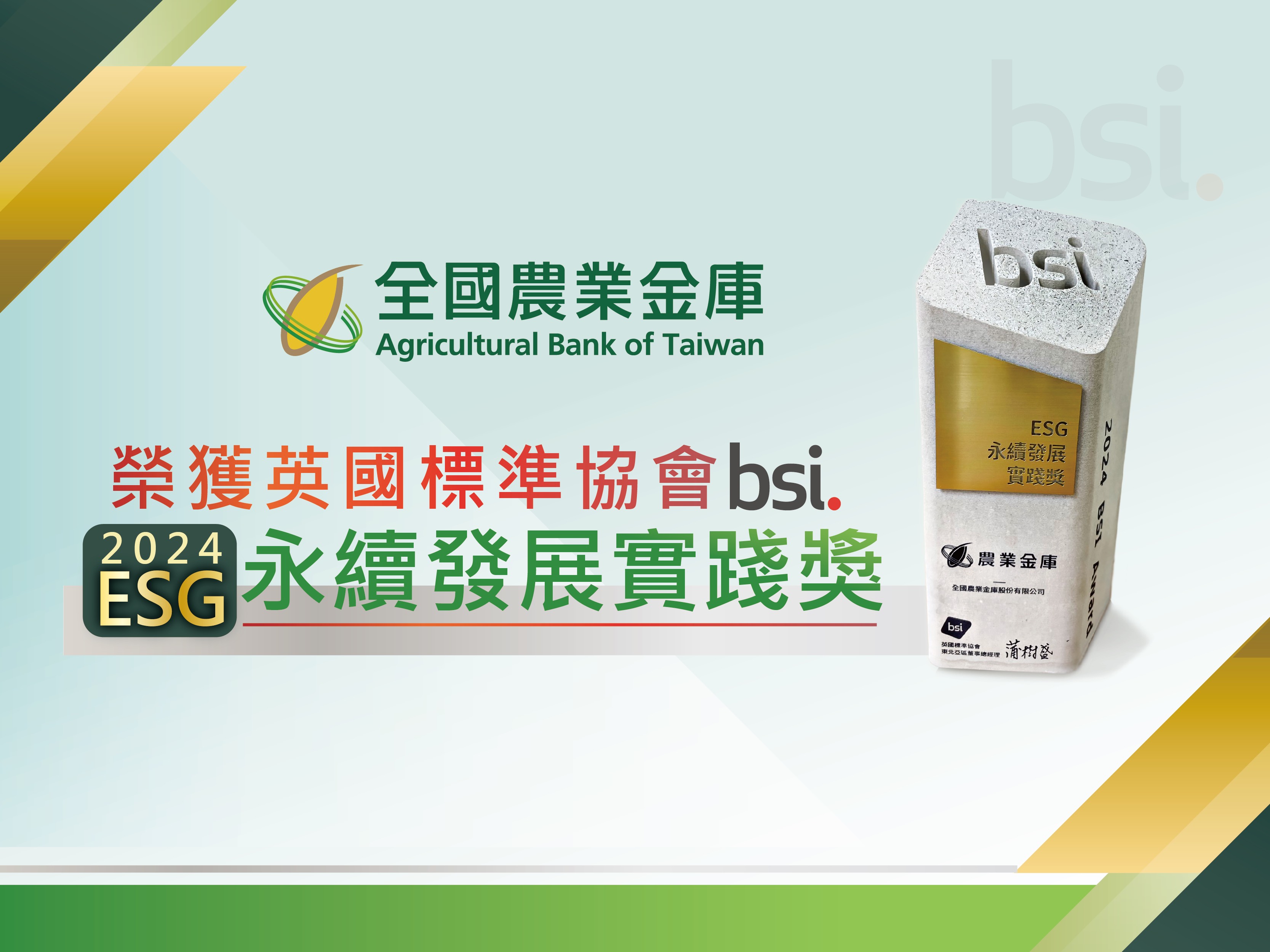 BSI永續發展實踐獎